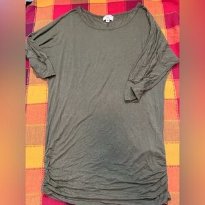 Olive Green Women's Blouse